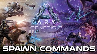 Ark Genesis Part 2 New Creatures Spawn Commands Youtube