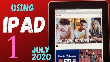 Apple iPad 1 & YouTube (July 2020) ( 4K)