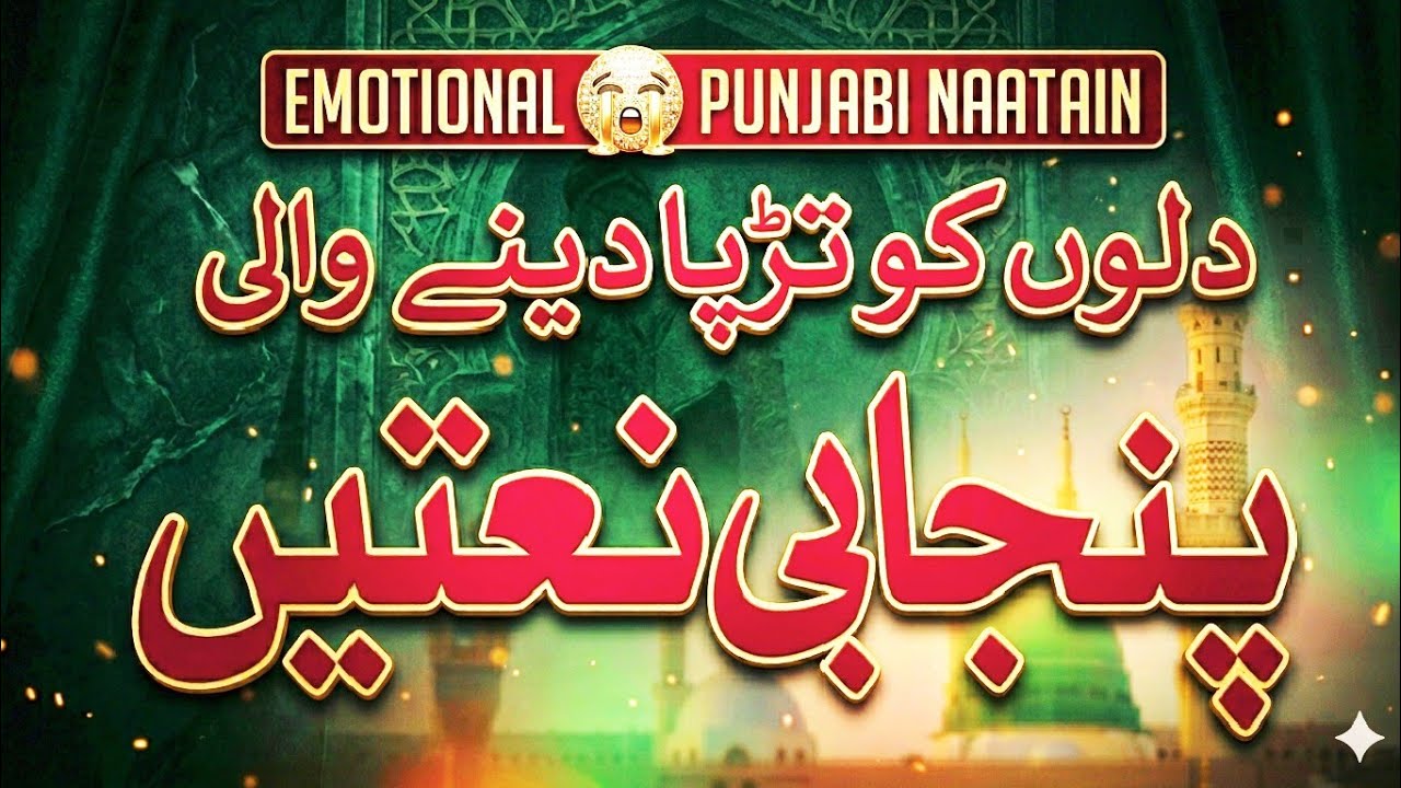 😭 Emotional Punjabi naat 😭 | heart touching naat Guldasta 2026 | by Tahir Raza Qadri fsd