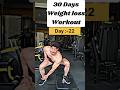 30 Day’s weightloss workout (Day :- 22 ) #shorts #weightlossathome #motivation