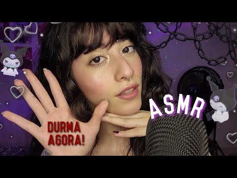 o ASMR que você PRECISA assistir para DORMIR AGORA! (mouth sounds, hand movements, tapping..) 💤