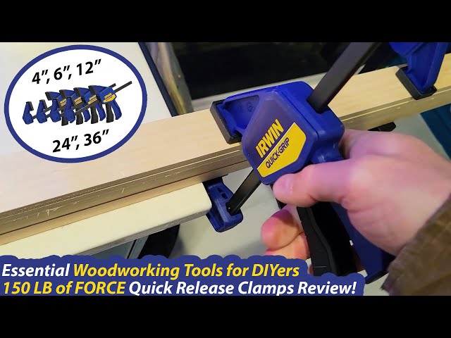 PINGEUI 8 Pack 4 Inch Quick Grip Clamps - Ratchet Bar And Quick-Release - View #5