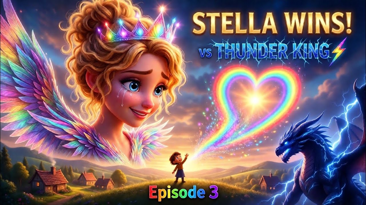 Stella’s Rainbow Storm Showdown ⚡🌈 | Cloud Fairy Wins the Sky | Hindi Kids Ep 3 