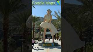Statue Of Marilyn On Google Maps And Google Earth