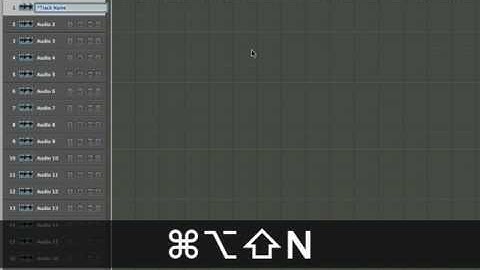 Naming Tracks [Logic Studio Minute]