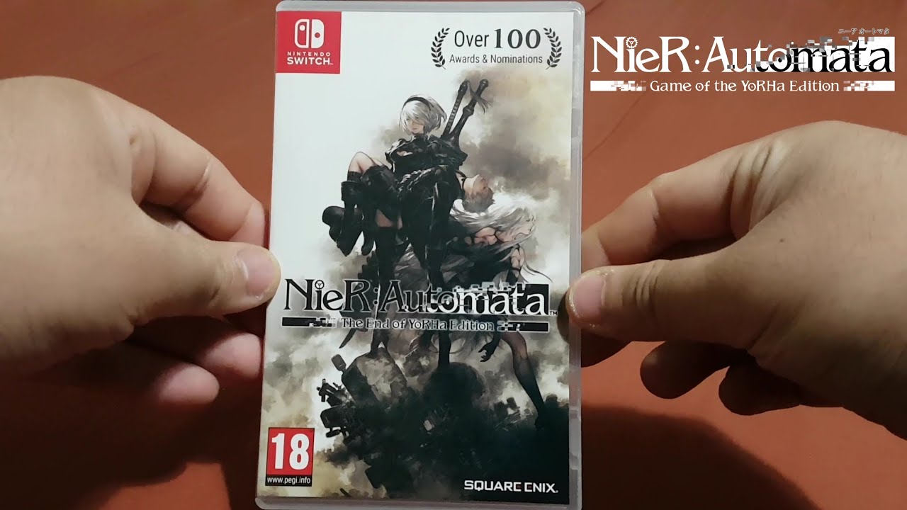 NieR:Automata The End of YoRHa Edition Nintendo Switch Unboxing