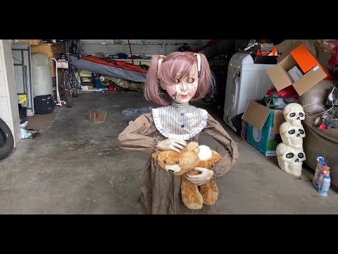 Home Depot 2023 Possessed Halloween Animatronic Setup/Demo - YouTube