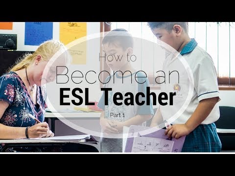 Wie man ein ESL Lehrer - TEIL 1 [INTRO TO ESL]