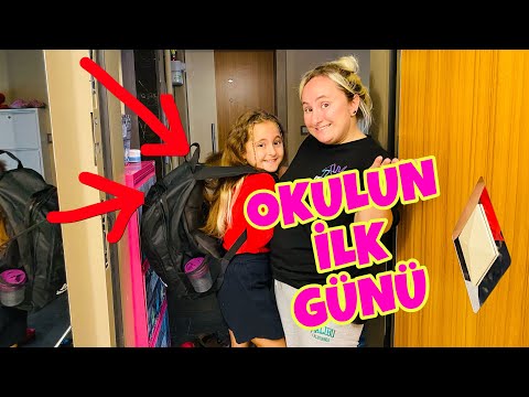 OKULUN İLK GÜNÜ VLOG. ASLIYAREN ÇOK HEYECANLI aslı ca