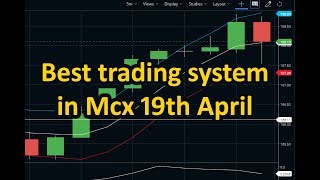 Best trading system in Mcx 19th April