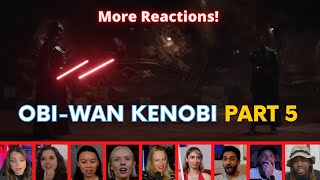 Reactors Reaction to DARTH VADER And REVA | PART 2 MORE REACTIONS!| Obi-Wan Kenobi Part 5