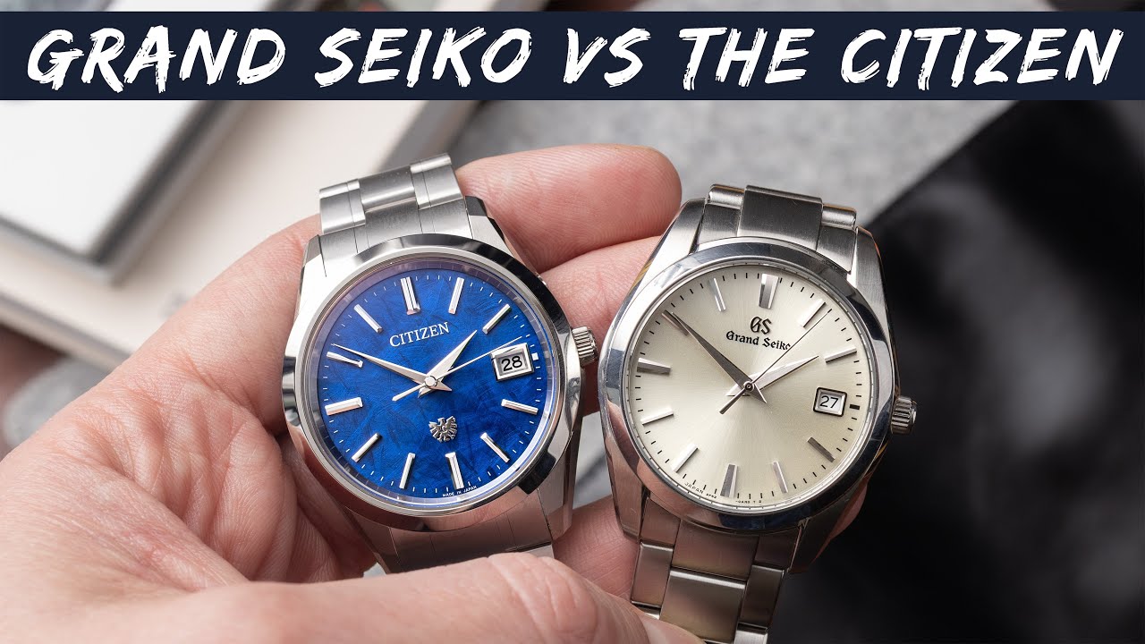 Кто король кварцевых часов? Grand Seiko SBGX263 против Citizen AQ4100.