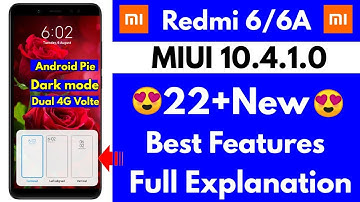 Redmi 6/6A MIUI 10.4.1.0 what