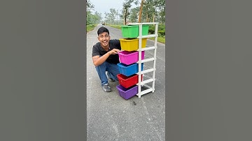 GROZNOL 6 XL Plastic Modular Drawer System for Home