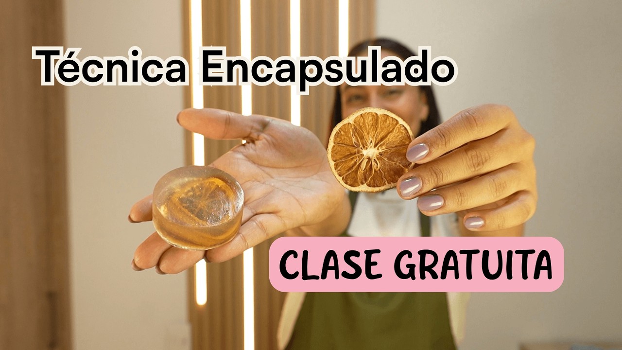 Cómo hacer JABÓN ENCAPSULADO de NARANJA 🍊🧼 ¡Decorativo y Perfecto para Vender!