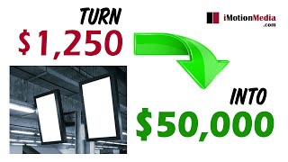 How to Make $50,000 with Digital Signage Advertising in a Supermarket | iMotionMedia.com