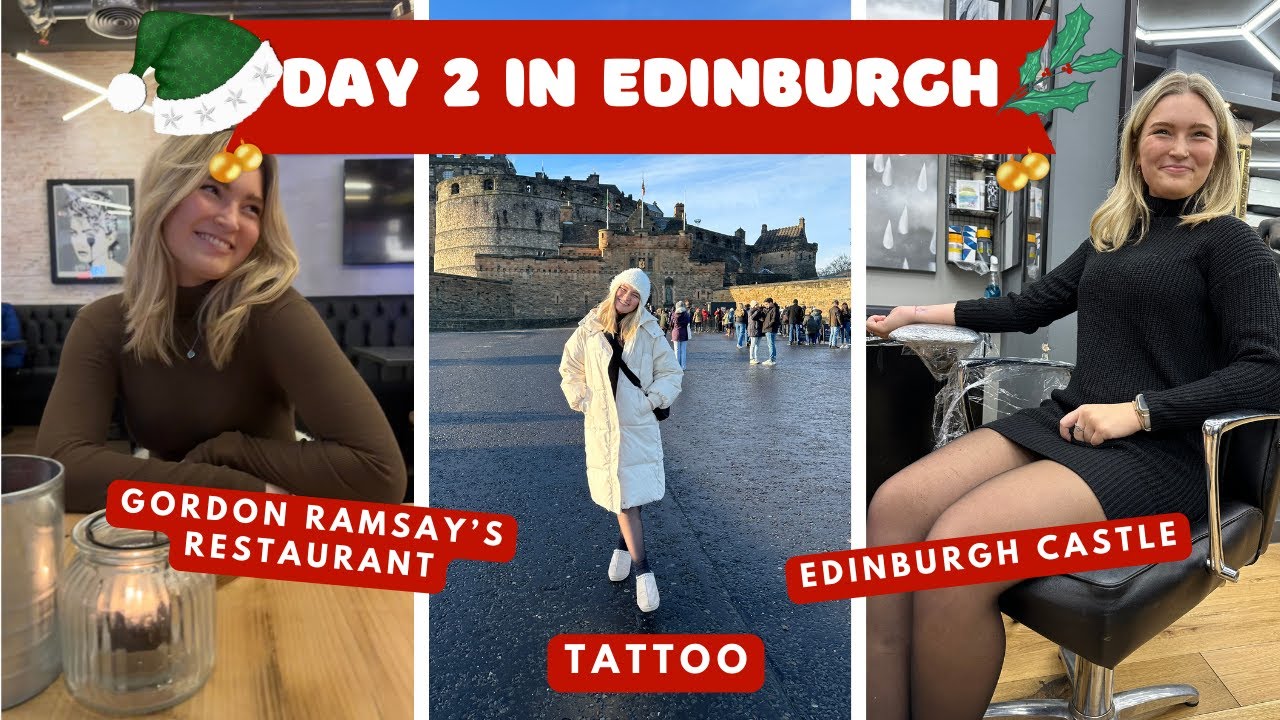 Robyn Ramsay EDINBURGH DAY 2 | TRIP TO THE CASTLE, RAMSAY'S RESTAURANT + GETTING A ...
