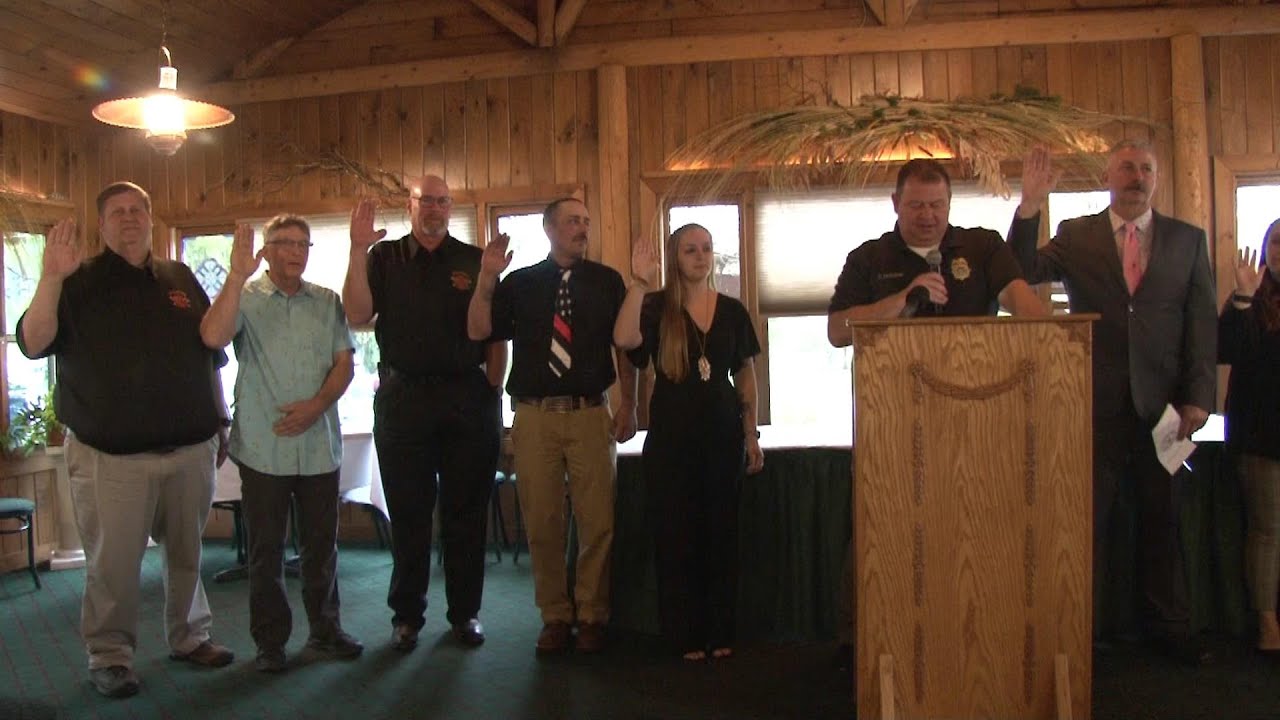 GENESEE COUNTY/2023 Stafford Fire Department installation of officers and awards YouTube