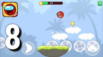 Red Ball 5 - Gameplay Walkthrough Part 8 | Levels 141-150 | Android, iOS | GAMING Kid