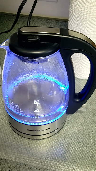Hamilton Beach 1.7 Liter Glass Kettle Unboxing and Review 