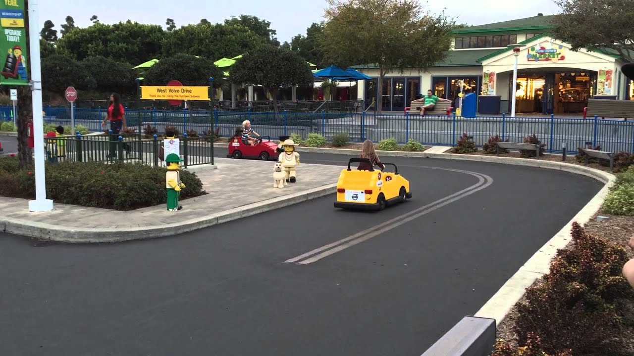 Legoland California Driving the Lego Cars YouTube