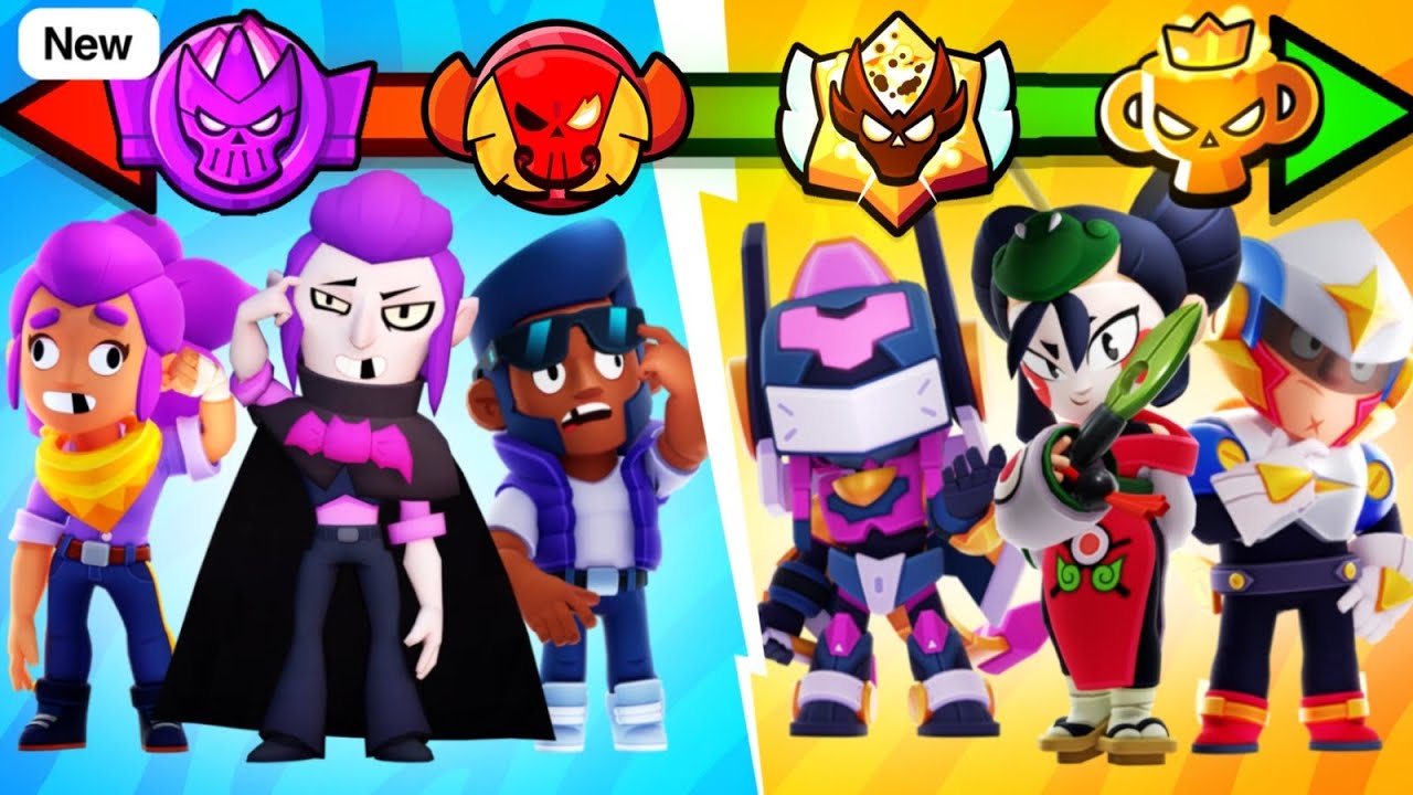 All Ranks FIGHT for 1,000 Gems in Brawl Stars (Part 2) - YouTube