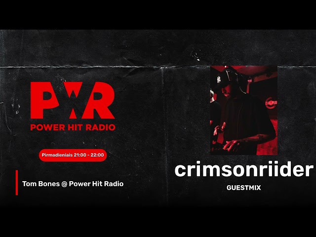 crimsonriider Guest Mix on Tom Bones @ Power Hit Radio (2024 04 15) class=