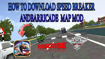 New speed breaker and barricade map mod tamil.#map #bussidindonesia #gaming #mod #bussid 