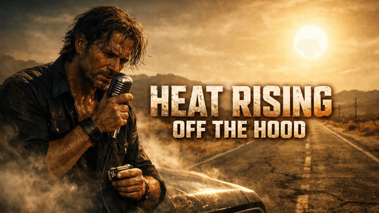 Heat Rising Off The Hood | Desert Blues Rock Survival Anthem | Roadfire Rock Original