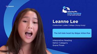 2026 Asia Pacific PS Interpretive Reading Senior Grand Finals | Leanne Lee