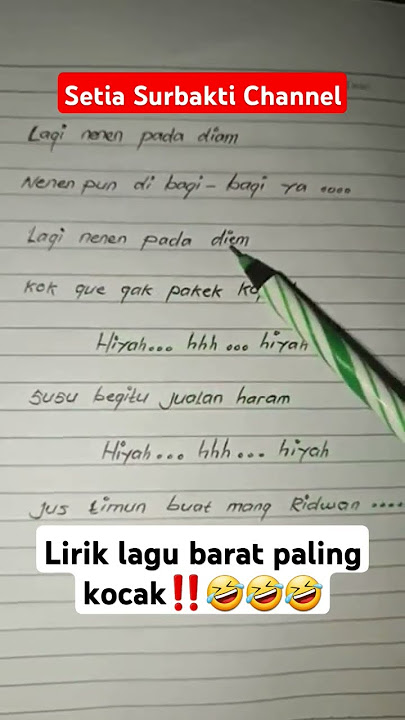LAGU BARAT PALING KOCAK TERBARU‼️ LAGI N*N*N PADA DIEM‼️🤣🤣🤣
