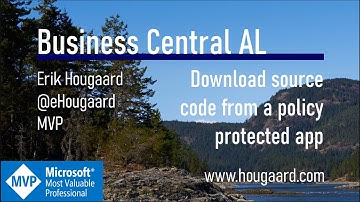 Download source code from a policy-protected app in Business Central