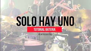 Video thumbnail of "" TUTORIAL DRUMS " | SOLO HAY UNO | usar 🎧 - Album Pentecostés - Miel San Marcos"