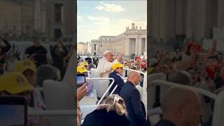 I saw the Pope!!!
