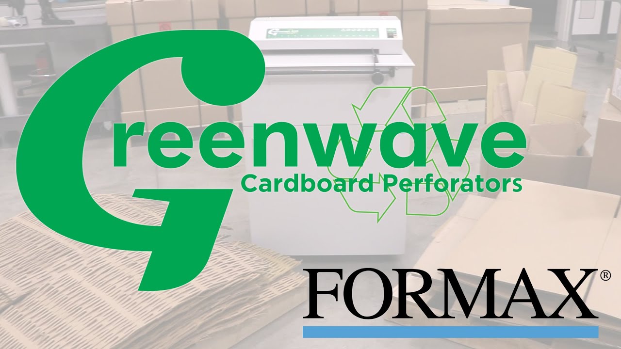 Formax Greenwave 430 Cardboard Perforator White - Office Depot