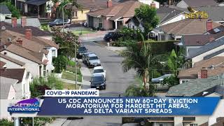 US CDC announces new 60-day eviction moratorium for hardest hit areas, as Delta variant spreads