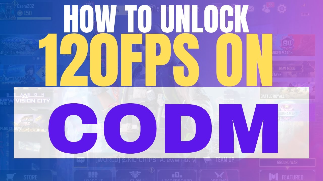 How to Unlock 120 FPS & Get HIGH GRAPHICS in CALL OF DUTY MOBILE (2025 ...