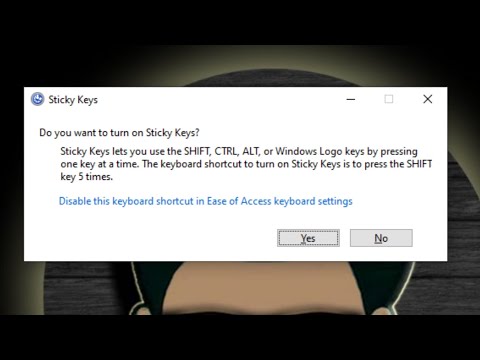 Fix Sticky Keys On Keyboard  Sticky Laptop Keys Fix  Do You Want To Turn On Sticky Keys Windows 10