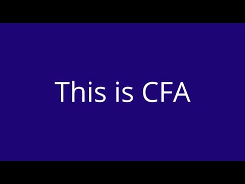 This is CFA [Why study CFA with Kaplan]