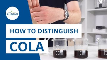 Liquid analysis: Can we find a difference between cola brands using Ilmsens