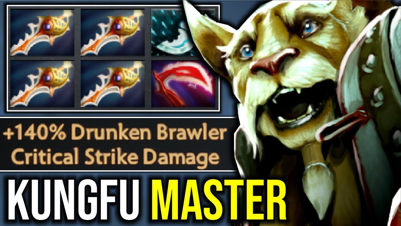 THE REAL KUNGFU MASTER..!! 4x Divine Rapier Brewmaster 1 Hit Kill by Goodwin 7.26 | Dota 2