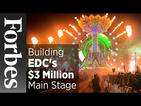 Behind The Construction of EDC's $3 Million Main Stage | Forbes