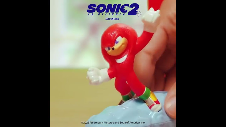 Sonic The Hedgehog 2 - Juguetes de McDonald's