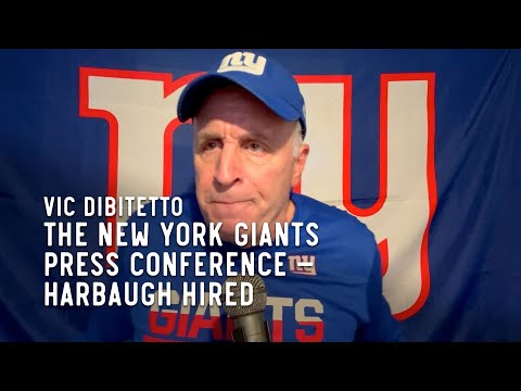 The New York Giants Press Conference โ Harbaugh Hired