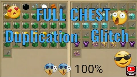 Full chest duplication glitch in sky block (BLOCK MAN GO)Version 2.16.3