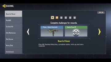 Completing Board of Honor Mission SEASONAL in COD Mobile