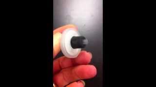 Changing the filter on a pipet-aid