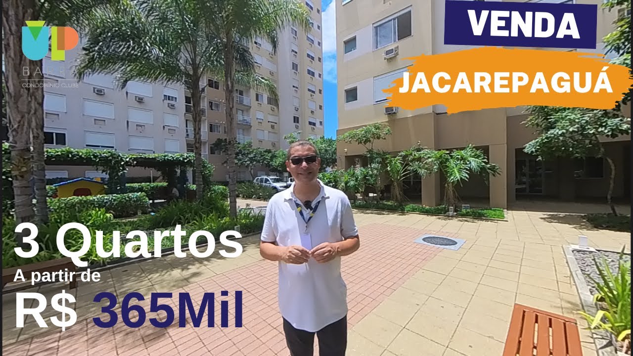APARTAMENTO UP BARRA MAIS | 3 QUARTOS | 70M² | JACAREPAGUÁ