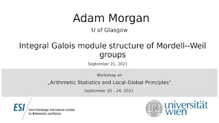 Adam Morgan - Integral Galois module structure of Mordell--Weil groups