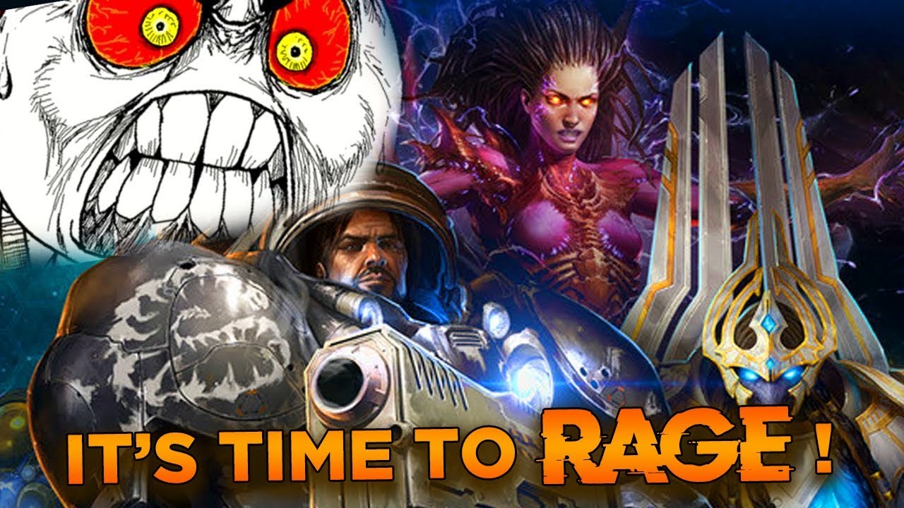 StarCraft 2 is SALTY! - BEST Rage/BM Moments Compilation